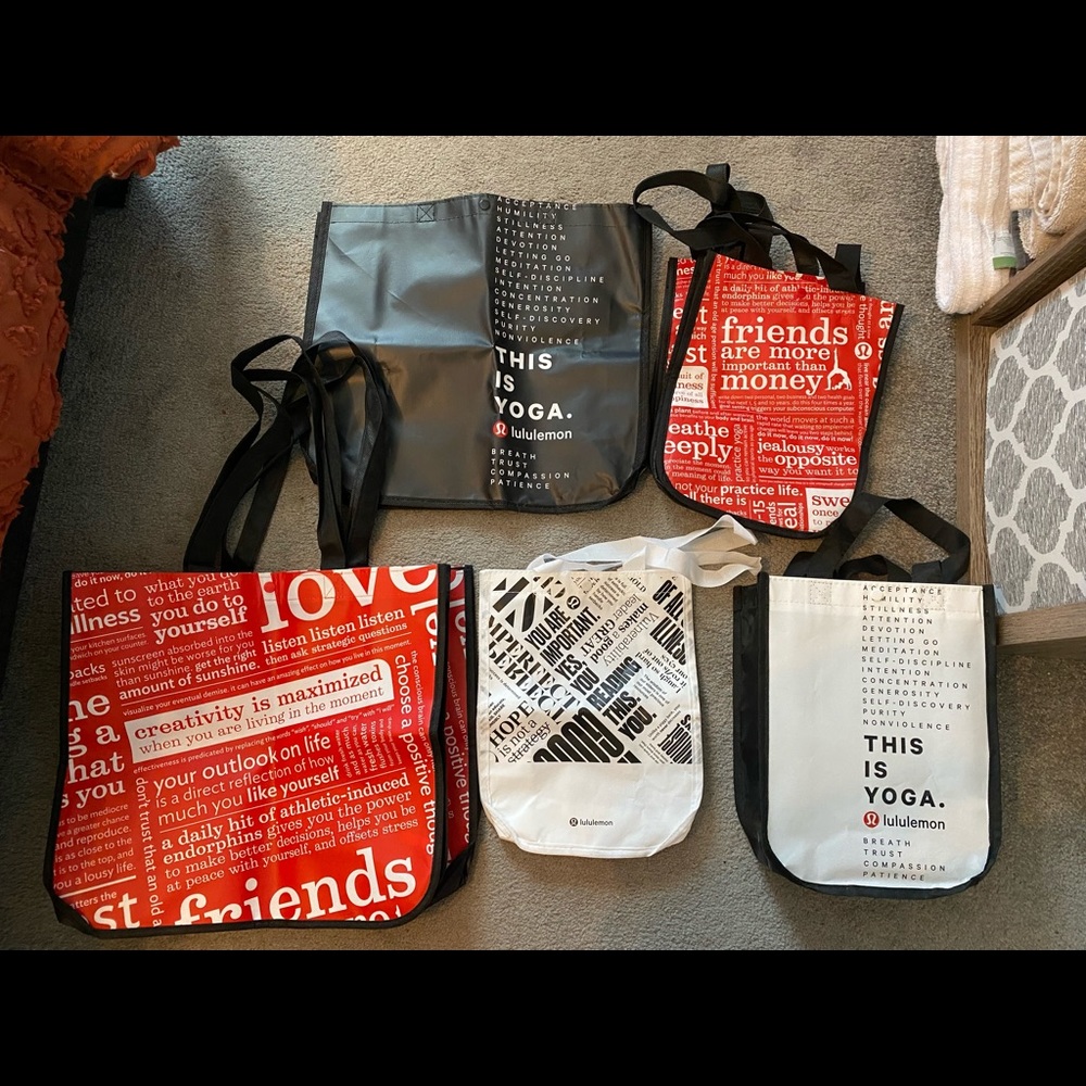 Brand new lulu lemon bags